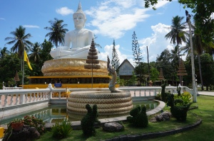 One of the many roadside temples 